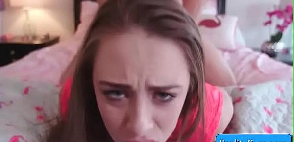  Hot teenager slut Allie Nicole gets hammered by huge fat cock and enjoy strong orgam